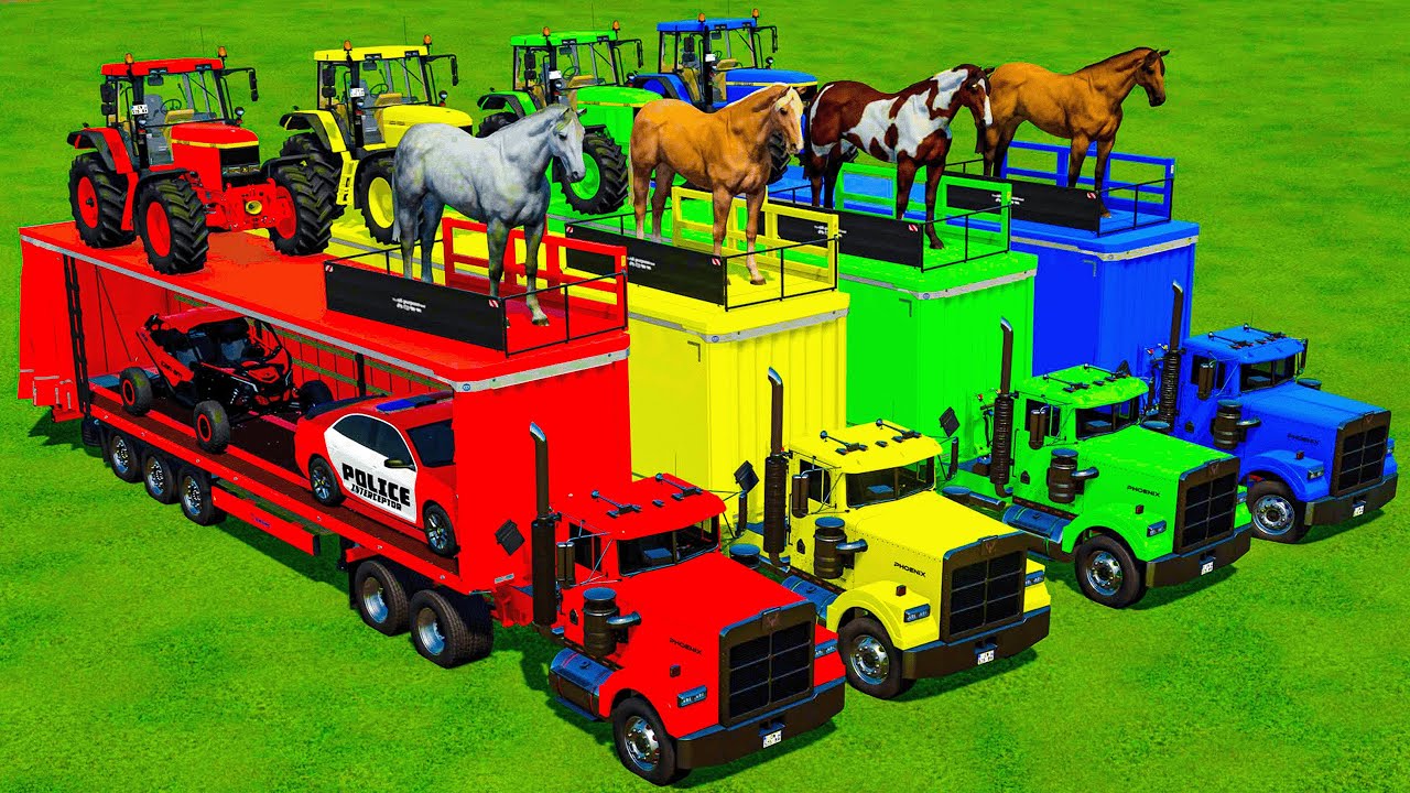 CUT CORN AND MAKE CHAFF WITH KRONE FORAGE HARVESTERS AND RIGITRAC TRACTORS - Farming Simulator 22