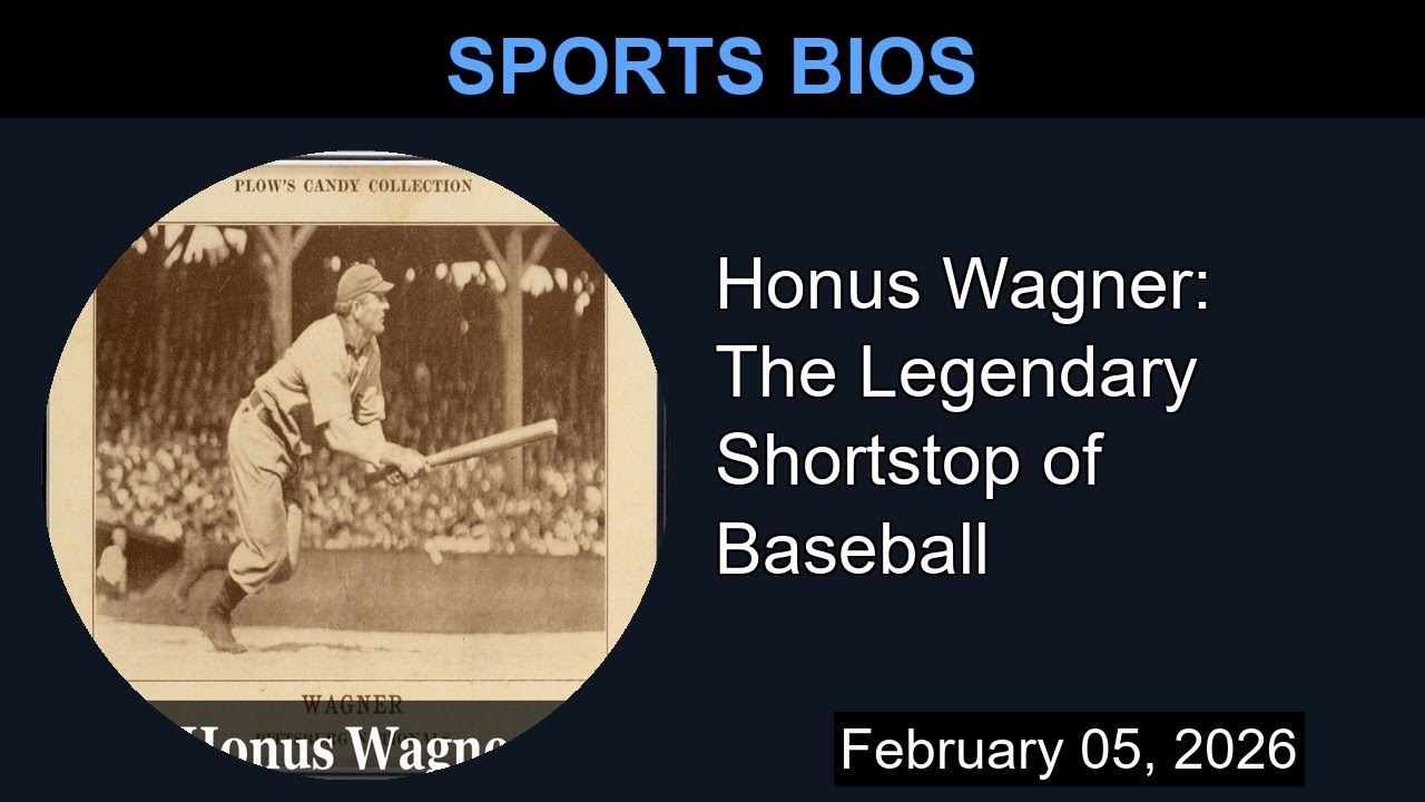 Honus Wagner: The Legendary Shortstop of Baseball | Sports Bios