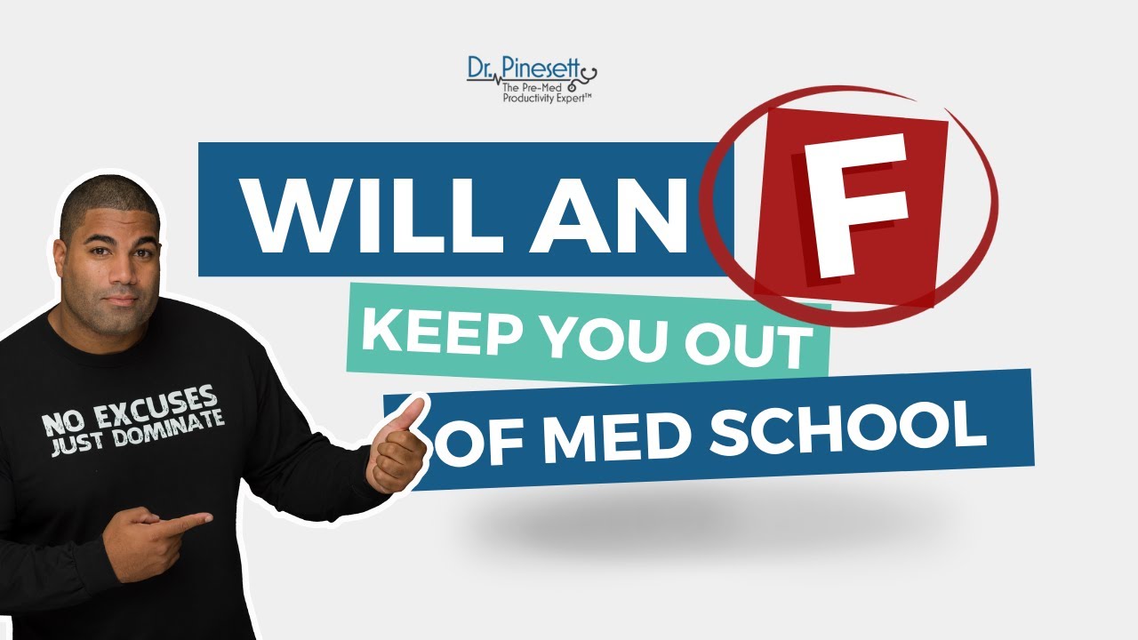 Can you get into medical school with a 'D' or an 'F' on your transcript