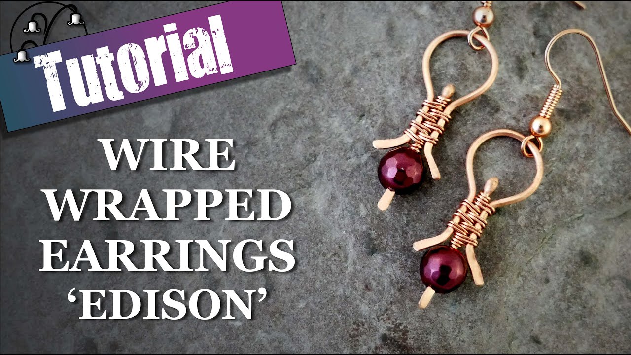 Wire Wrapped Earrings - Edison