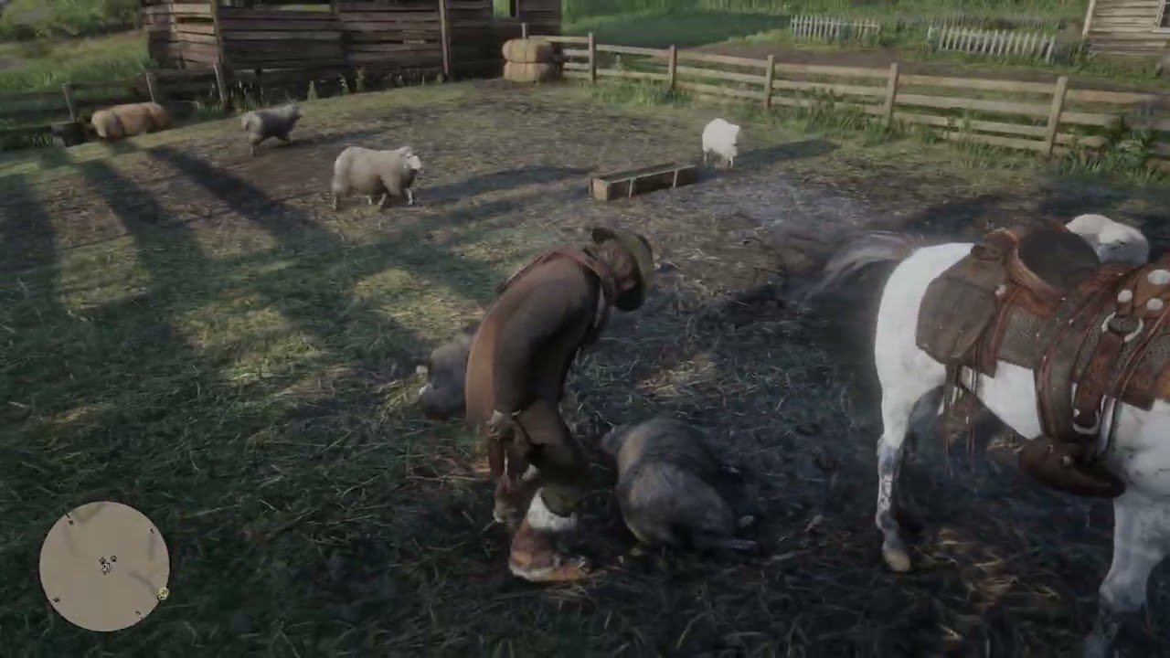 When you need sheep pelts for the trapper but have to ruin some poor farmers livelihood - RDR2