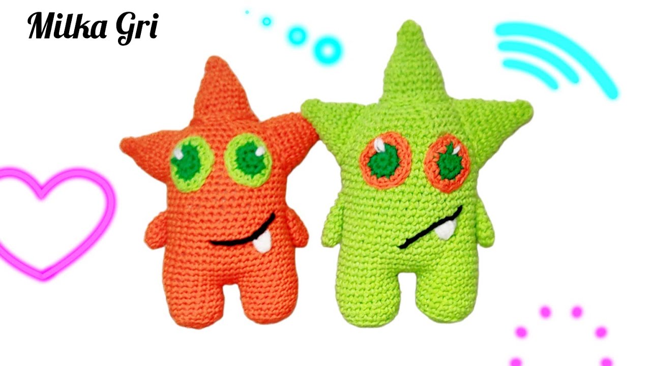 Μικρό τερατάκι Μέρος 2 - Amigurumi little monster 2