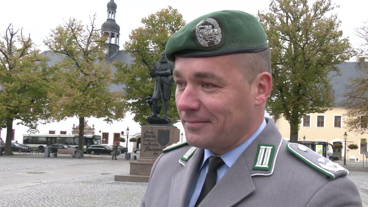 Kommandoübergabe in der Erzgebirgskaserne Marienberg: 20. Oktober 2023