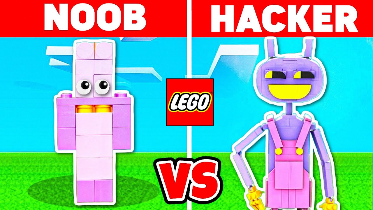 NOOB против PRO: Строительный челлендж LEGO Jax!