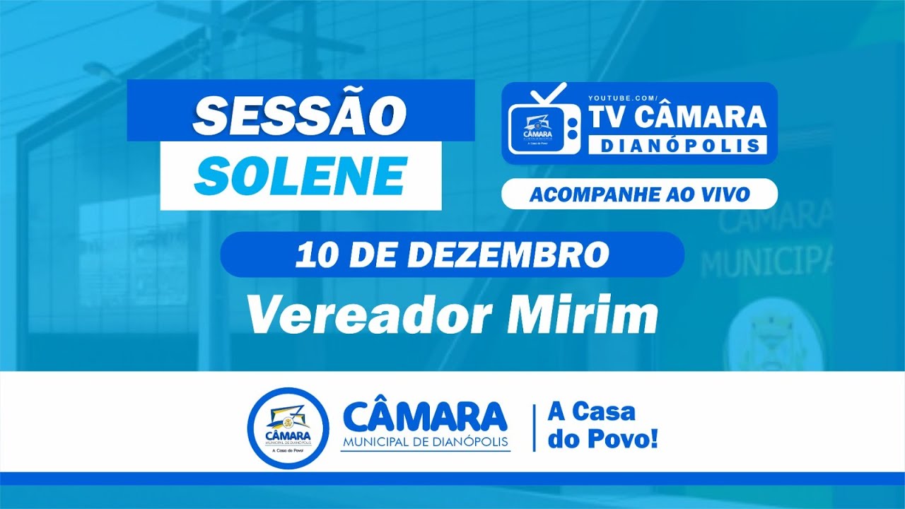 SESSÃO SOLENE VEREADOR MIRIM