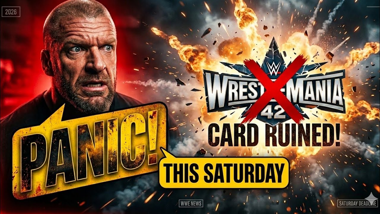 WWE IN HUGE PANIC! 🚨 WrestleMania 42 Card RUINED, Elimination Chamber 2026 EMERGENCY | WWE News