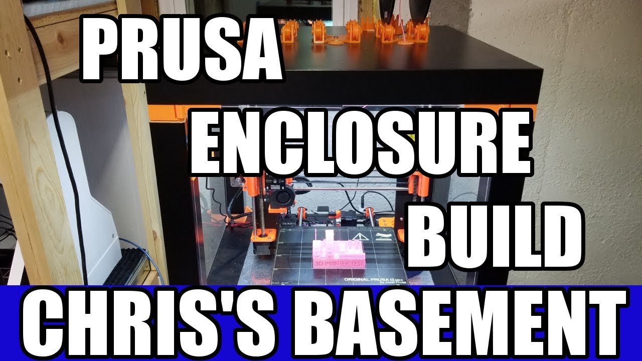 Prusa IKEA Lack Table 3D Printer Enclosure - Chris's Basement