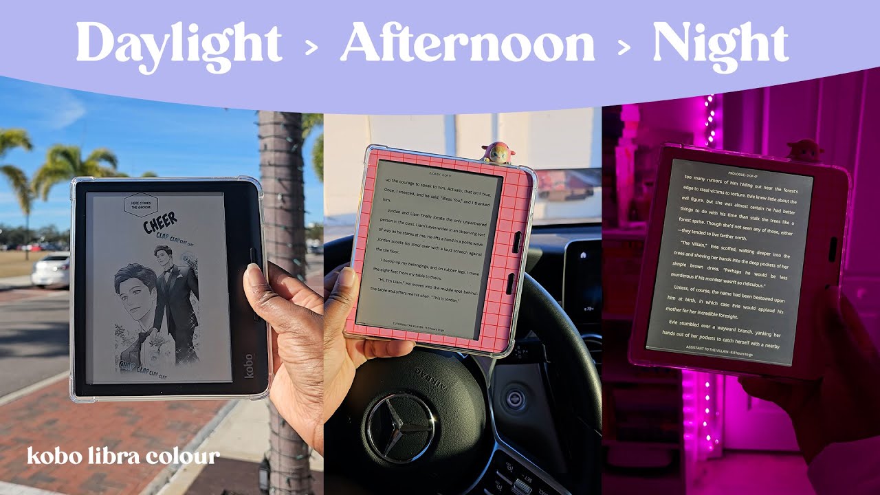 📚 Тестирование Kobo Libra Color при любых условиях освещения ✨