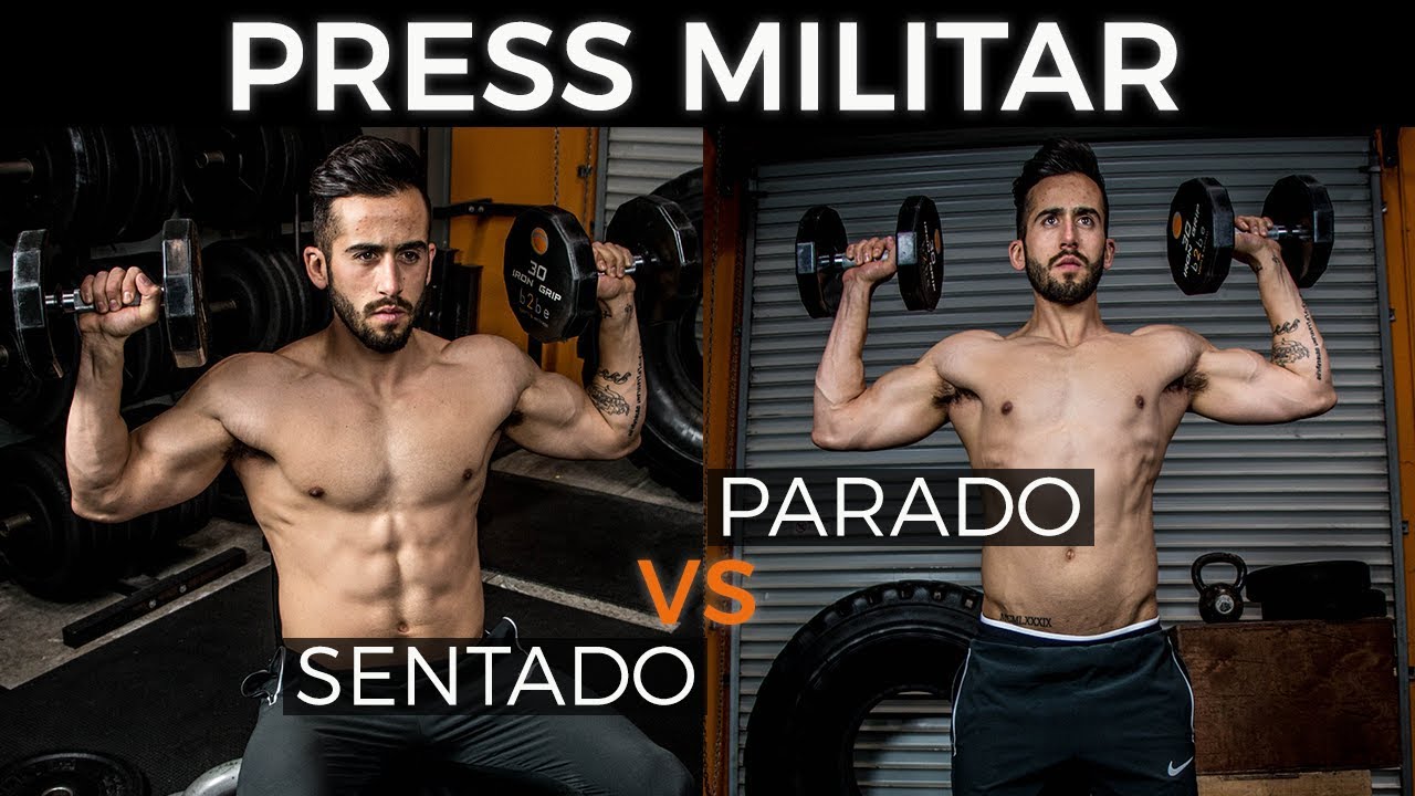 Press Militar con Mancuernas || Sentado VS Parado