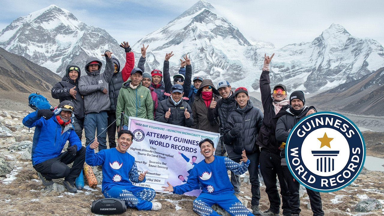 WORLD RECORD ON EVEREST : The Highest Dance on Earth, Surendra Rai & Susan Tamang