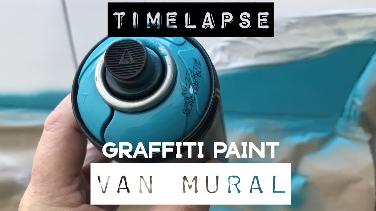 Van Mural Graffiti Paint Custom Graphics Timelapse
