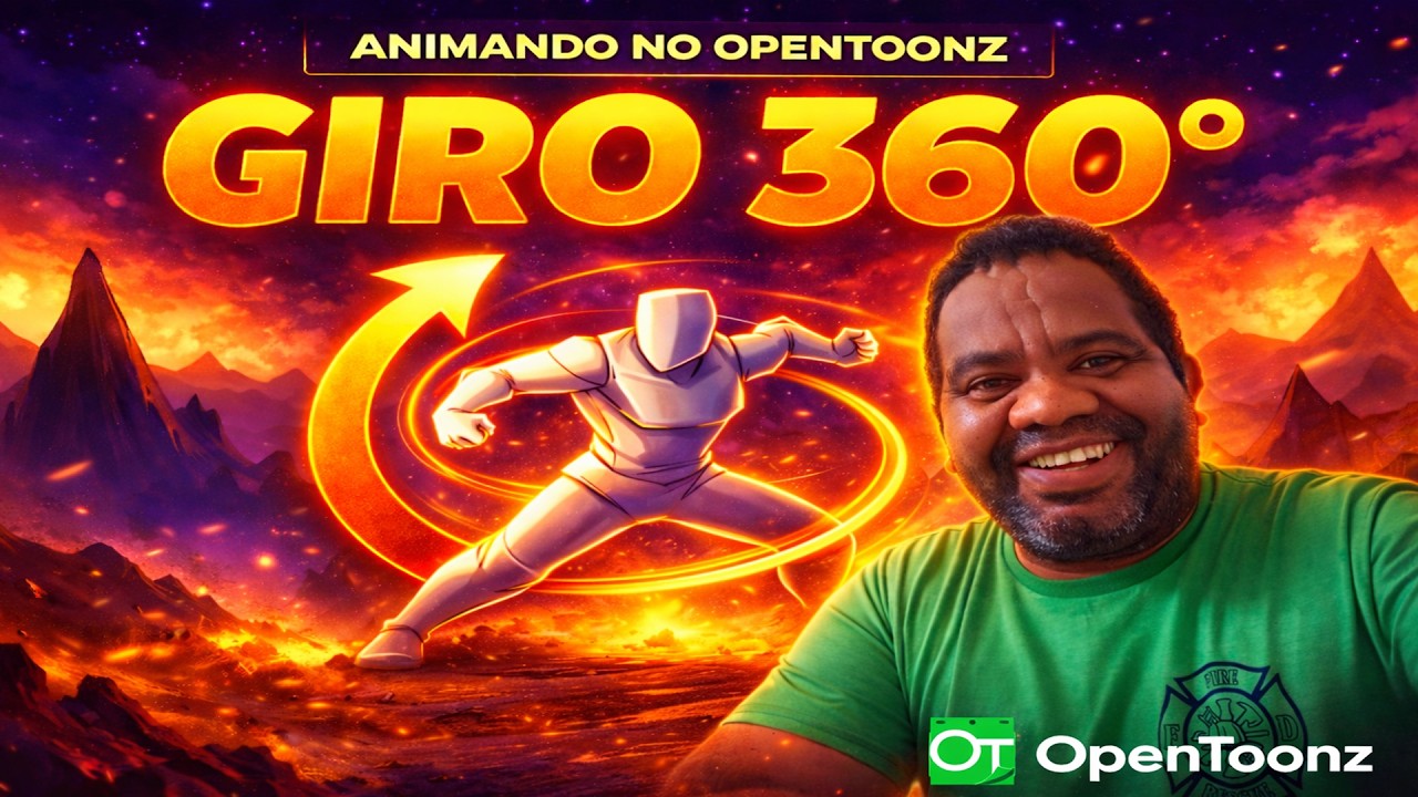 Como Fazer GIRO 360° no OpenToonz (Efeito Parallax)