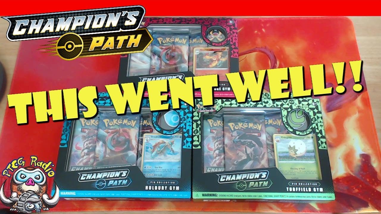 Opening All the Champions Path Pin Collections - This Went Well! (Awesome New Pokemon TCG Products)