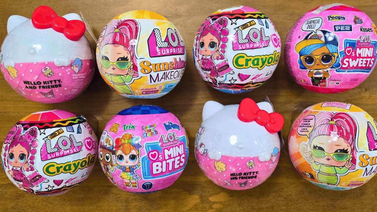 LOL Hello Kitty & Friends , Crayola & more | ULTRA RARE FINDS 43 Minutes ASMR Unboxing No talking
