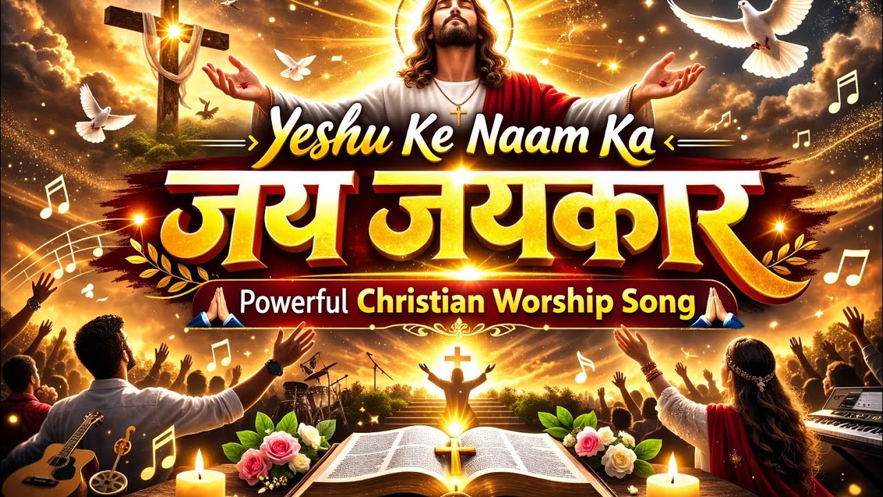 Yeshu Ke Naam Ka Jay Jaykar | Powerful Hindi Christian Worship Song 2026 यीशु के नाम का जय जयकार | 