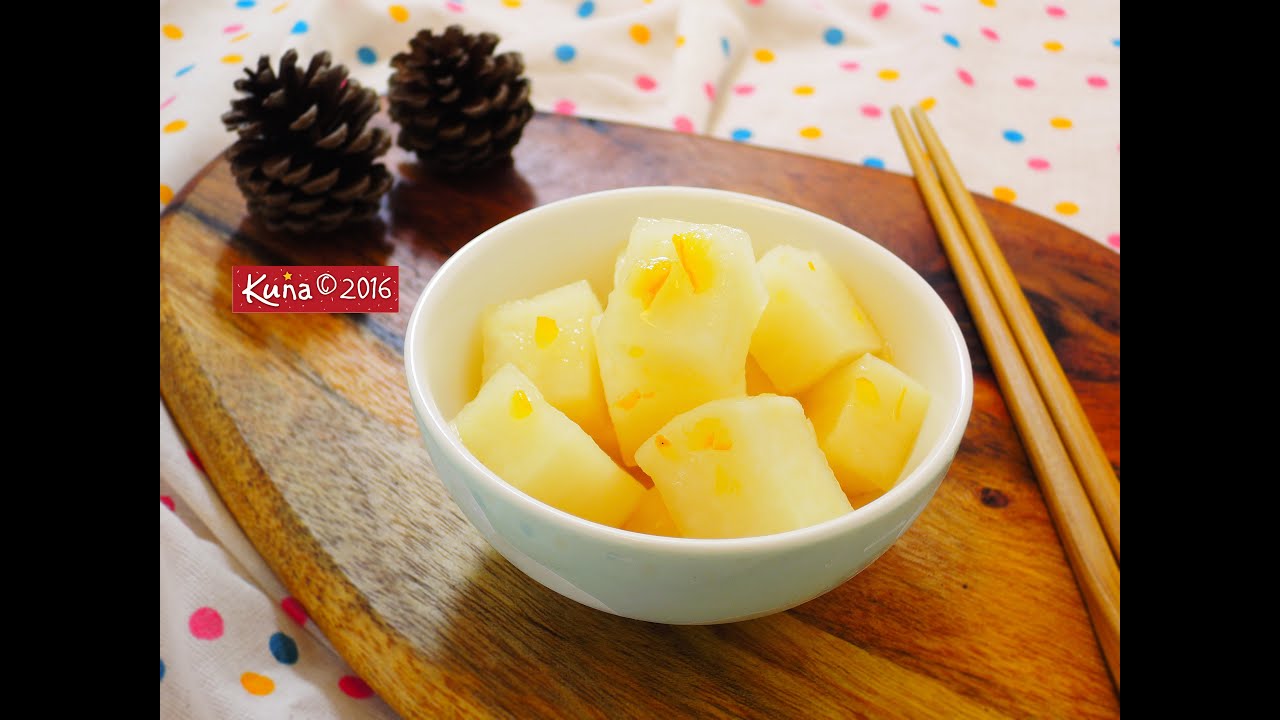 柚香醃漬白蘿蔔 pickled daikon with citron jam