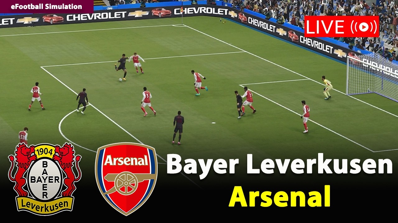 🔴LIVE-  Bayer Leverkusen gegen Arsenal | UEFA Champions League 2025/26 | eFootball PES21 Simulation