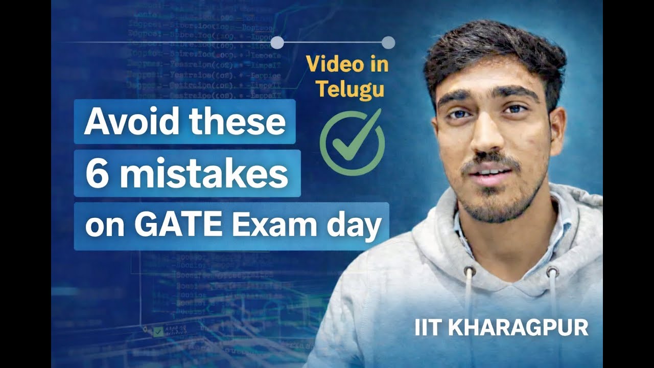 GATE Exam Day Toppers strategy || Bonus Tips by IIT Kharagpur|| Last minute message || Don't miss it