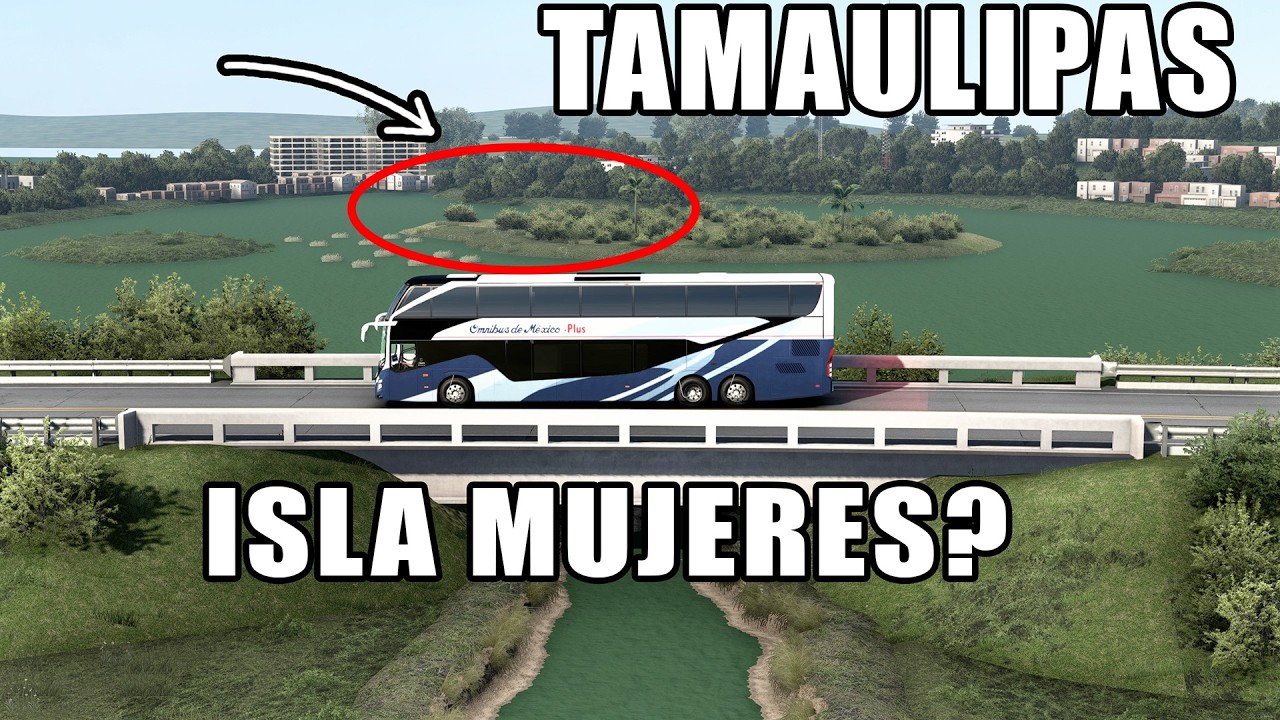 EL VIAJE MÁS LARGO: SLP - Tamaulipas a Isla Mujeres en BUS Doble Piso Omnibus de México ATS