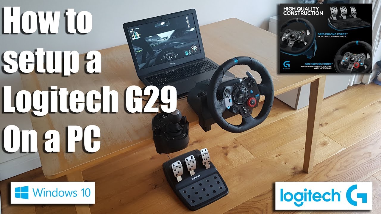 Как настроить рулевое колесо Logitech G29 на ПК