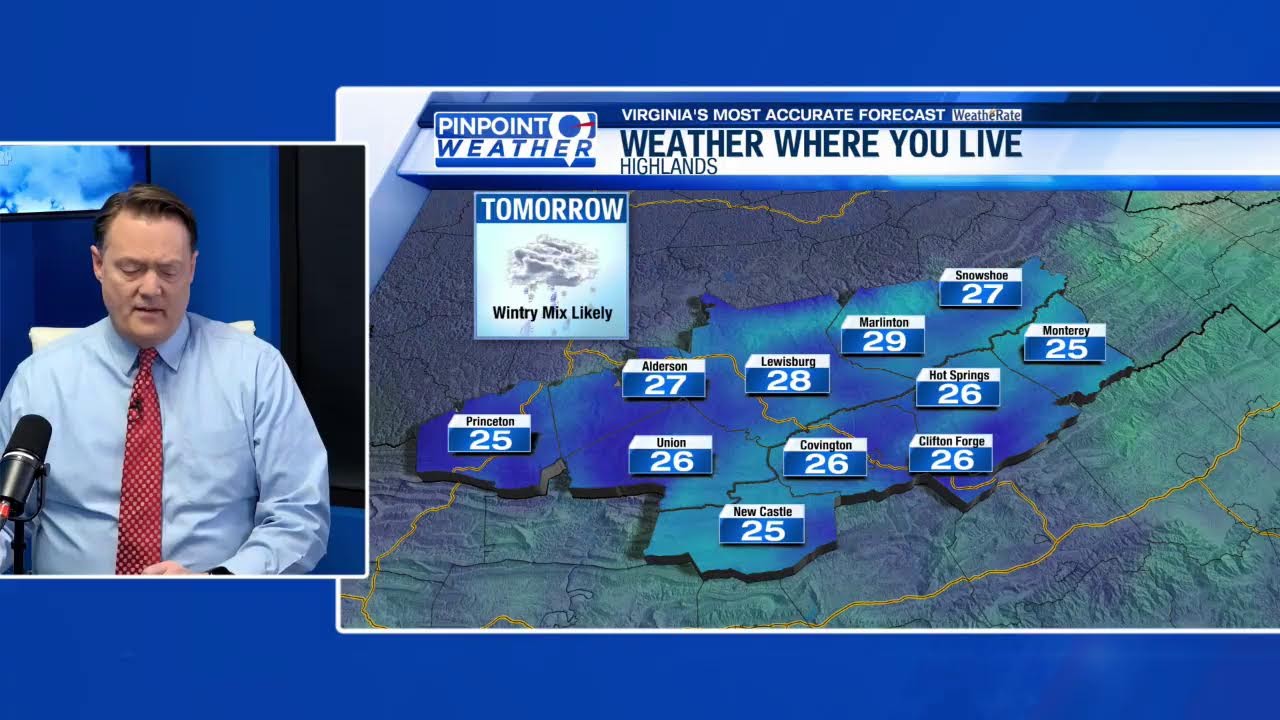 LIVE: WFXR's Chief Meteorologist Patrick McKee with the latest on the winter storm.