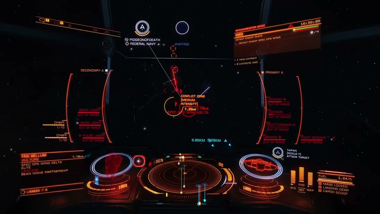 Elite Dangerous | Fleet Carrier Launches Type 10 Into Warzone