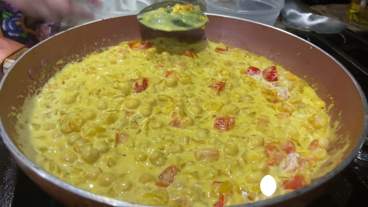 Tienes que probar...'Curry de garbanzos con leche de coco' 👩🏻‍🍳