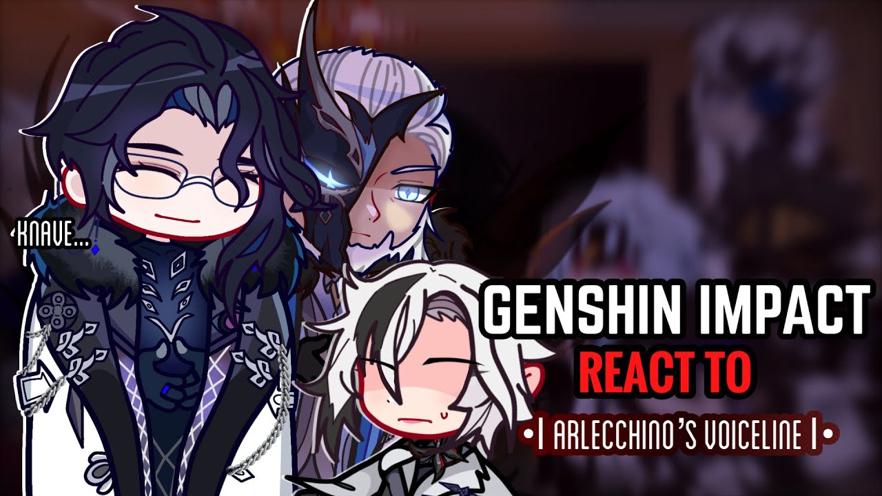 🖤✨ Реакция жителей Фатуи на реплику Арлекино || Gacha Club || Genshin Impact