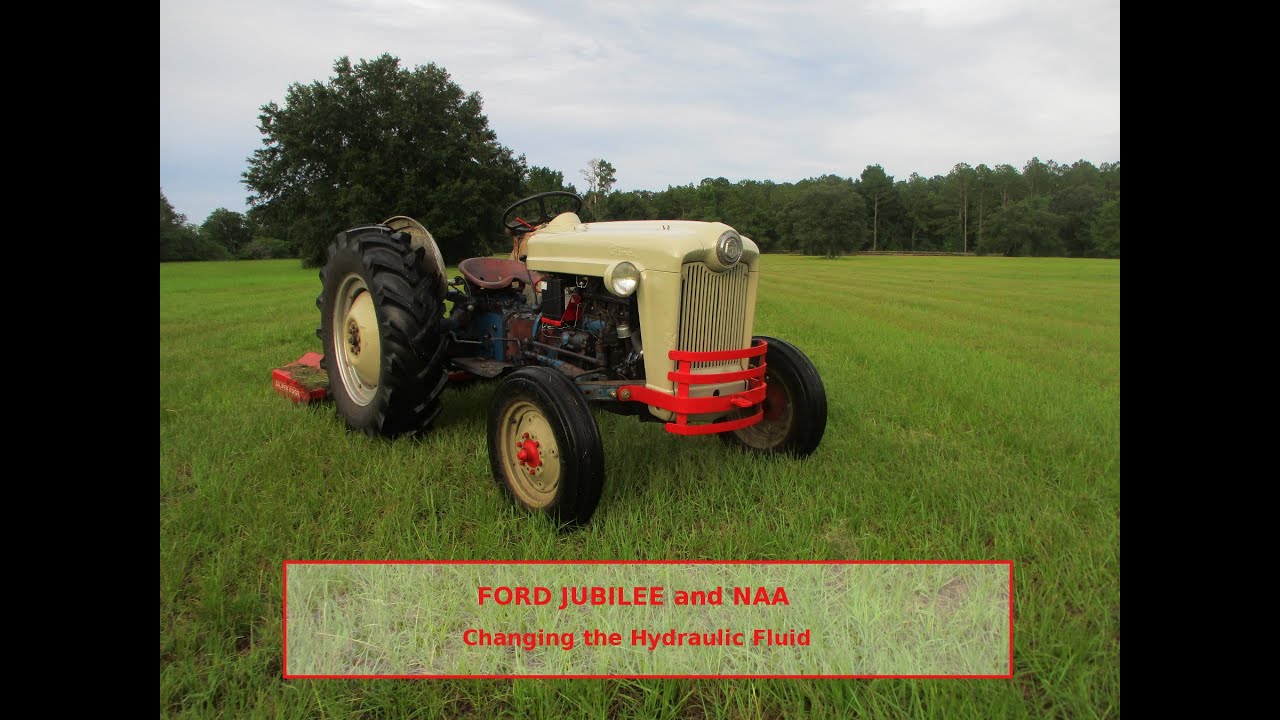 Ford Jubilee Tractor- Changing Hydraulic Fluid