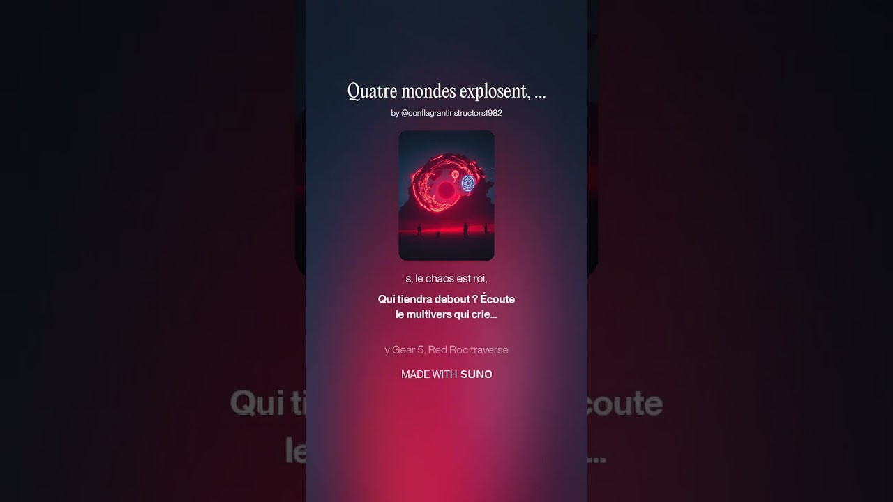Quatre mondes explosent, le ciel se déch