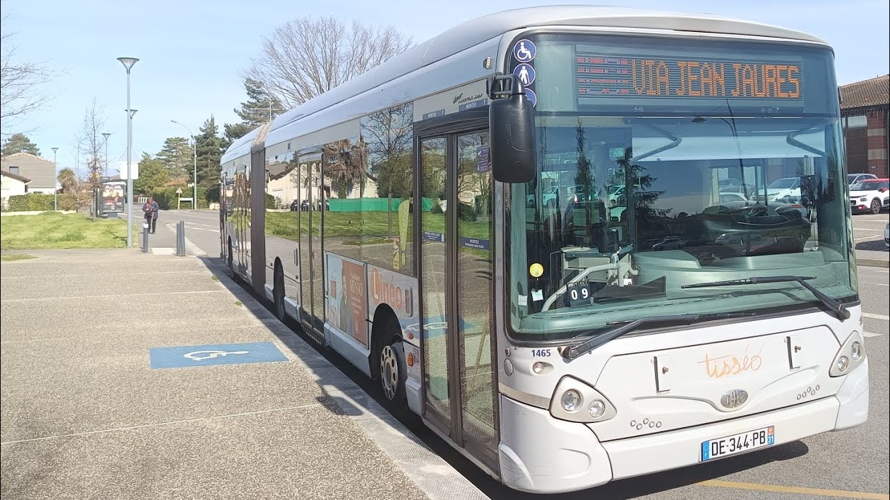 TISSÉO TRAJET 📹 EN HEULIEZBUS GX427BHNS SUR LA LIGNE LINEO L9🟧ENTRE F.VERDIER➡️ L'UNION GRAND HALLE 