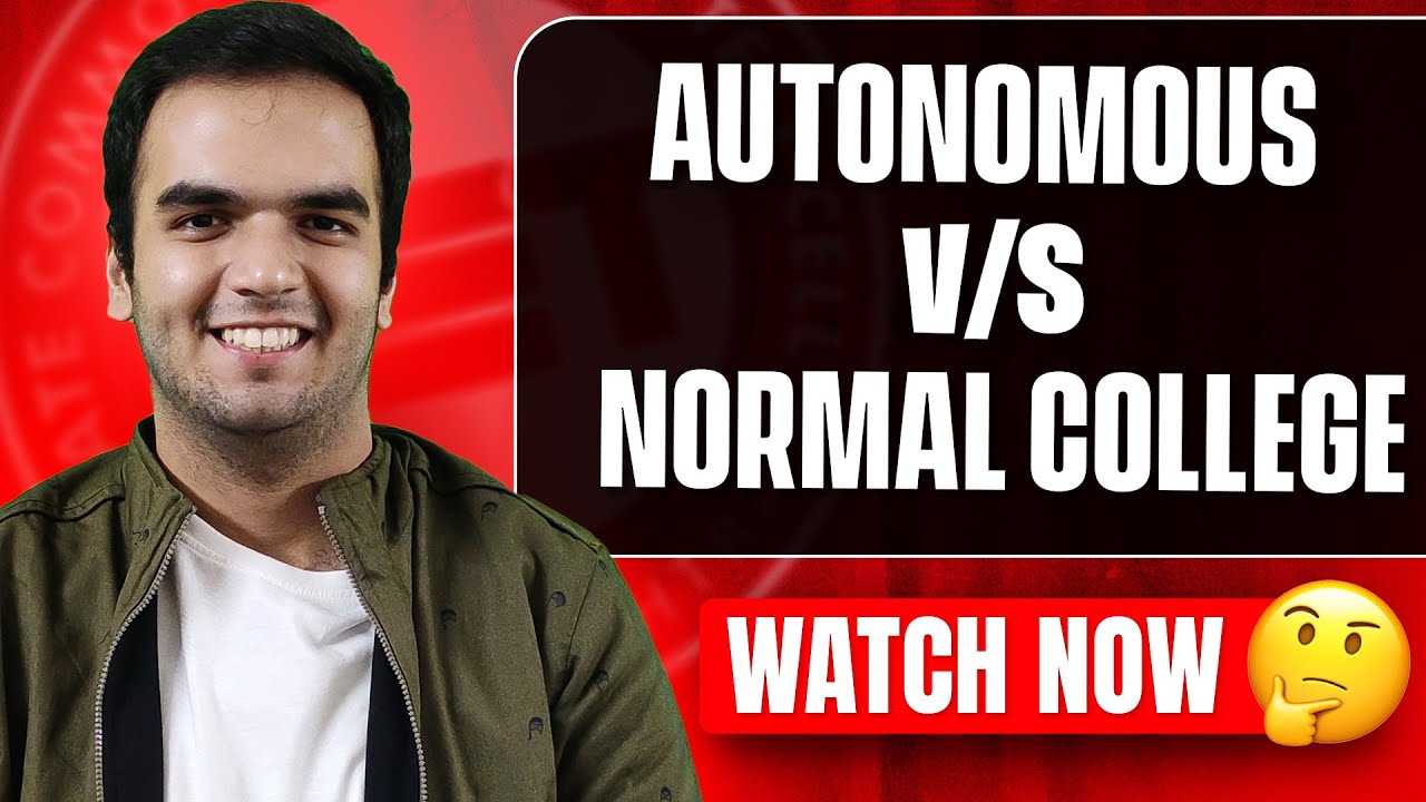 Autonomous College vs University College Pros cons - A General Discussion RG Lectures