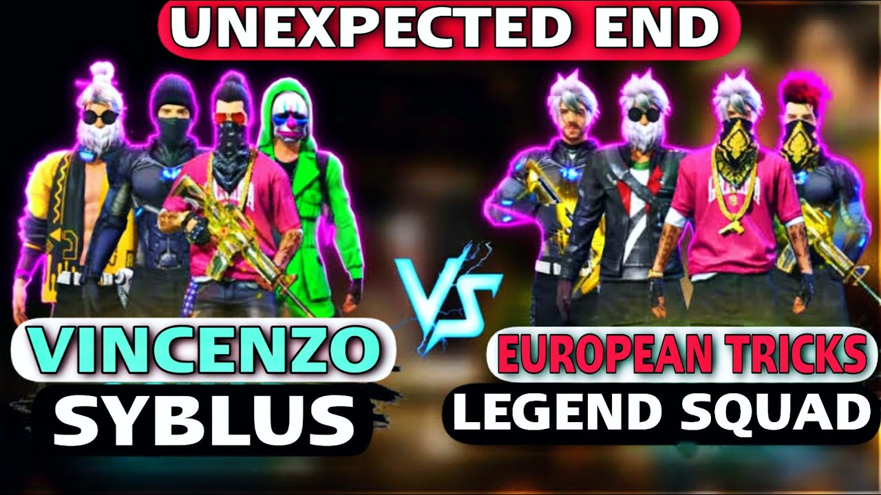 Part - 3 || European Tricks LEGEND SQUAD VS SYBLUS & VINCENZO Clash Squad Custom Match