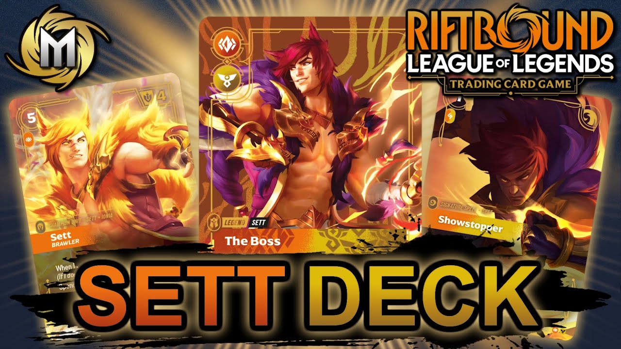 THE BOSS! Aggro/Midrange Sett Deck Profile - Riftbound Origins - League of Legends TCG