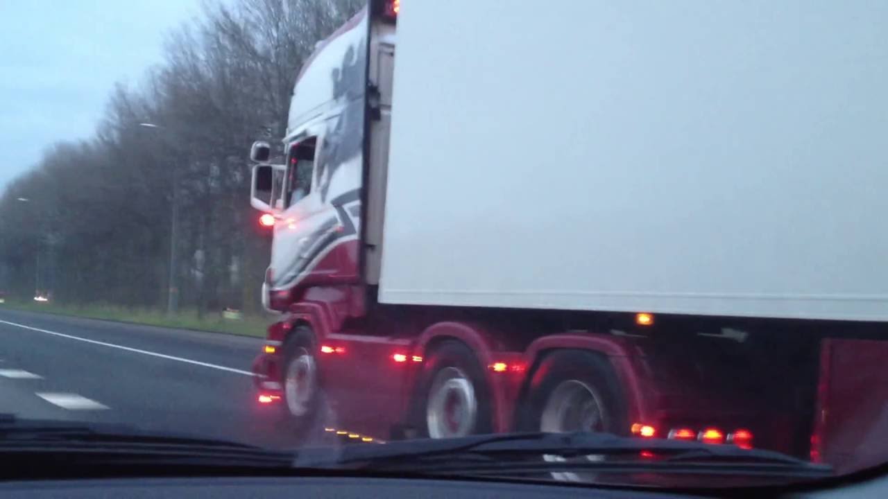 Sarantos Petropoulos Scania R999 V8 in Holland