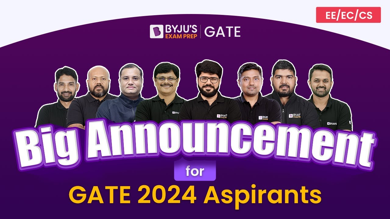 🎉🎉Biggest Surprise 🎉🎉for GATE 2024 Aspirants 🎁 | 👁️Must Watch👁️ | BYJU'S GATE