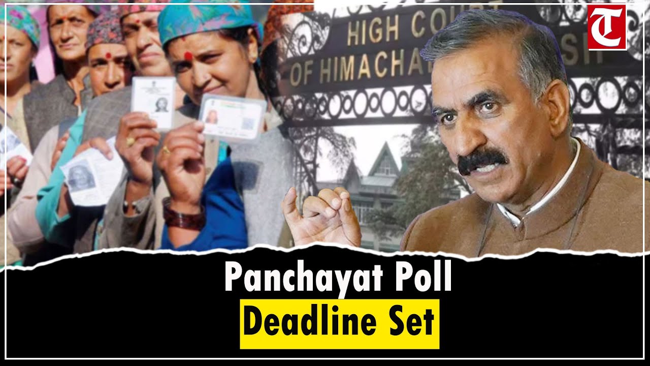 CM Sukhu Responds After Himachal HC Orders Panchayat Elections Before April 30