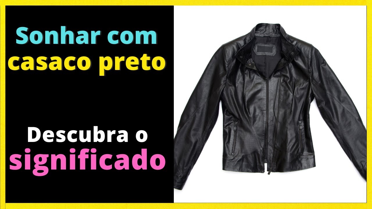 Significado de sonhar com casaco preto - Descubra j&aacute;!