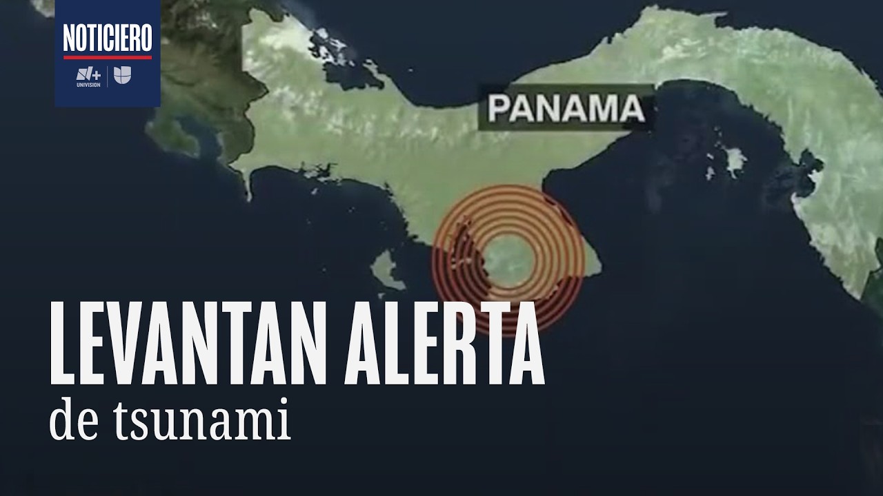 Levantan alerta de tsunami tras el sismo de magnitud 7.7 en Panam&aacute;