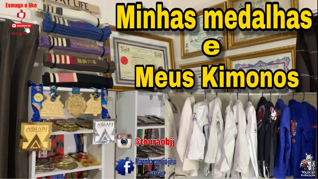 Meus títulos e meus Kimonos 🥋