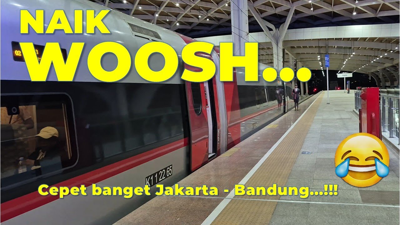 Ke Bandung Naik Kereta Api Cepat WOOSH, cara naik dari Bandara Soekarno Hatta ke Stasiun Halim