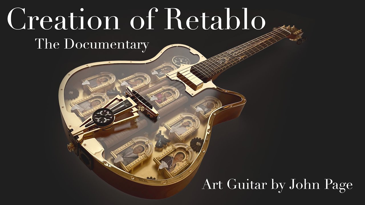 Creation of Retablo: Art Guitar by John Page