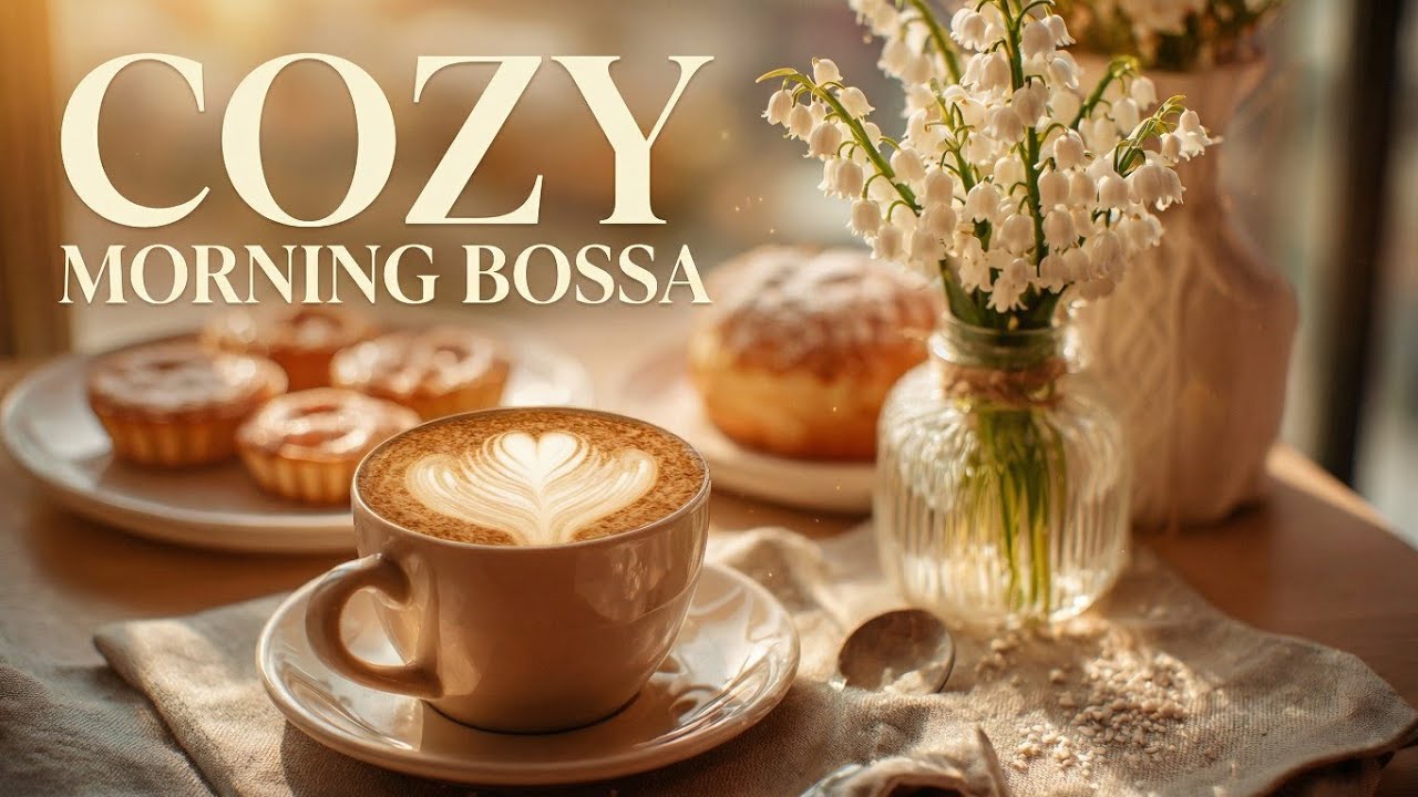 Warm Spring Bossa Nova ☕ Sunny Café Jazz Music for Relaxing, Studying & Working