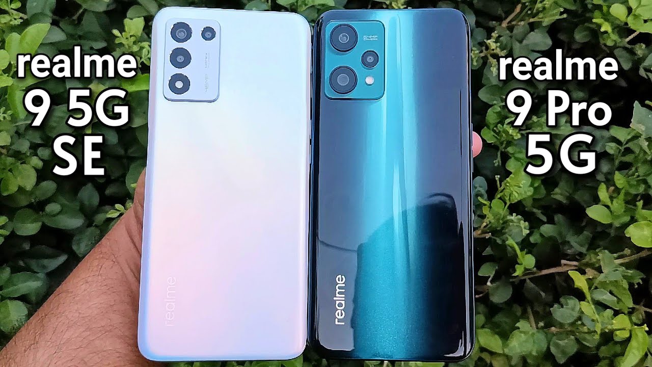 Realme 9 5G SE vs Realme 9 Pro - Camera | Display | Battery | Design and Speed Test!