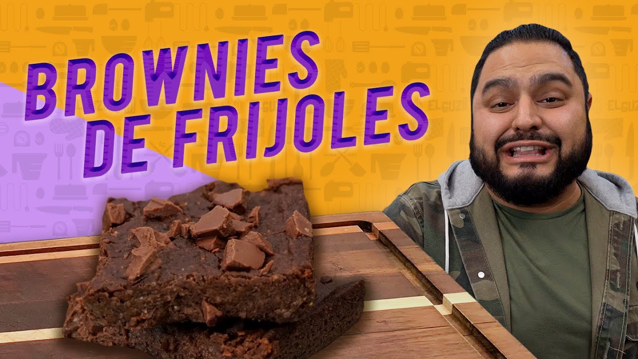 BROWNIES DE CUARENTENA (FRIJOLES) | EL GUZII