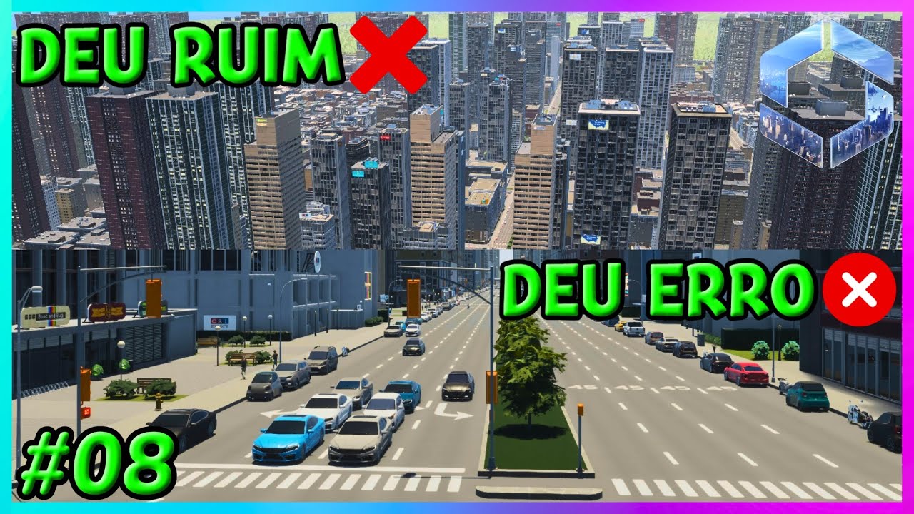 Construí o Centro da Cidade #08 Cities Skylines 2 - Gameplay Pt-Br