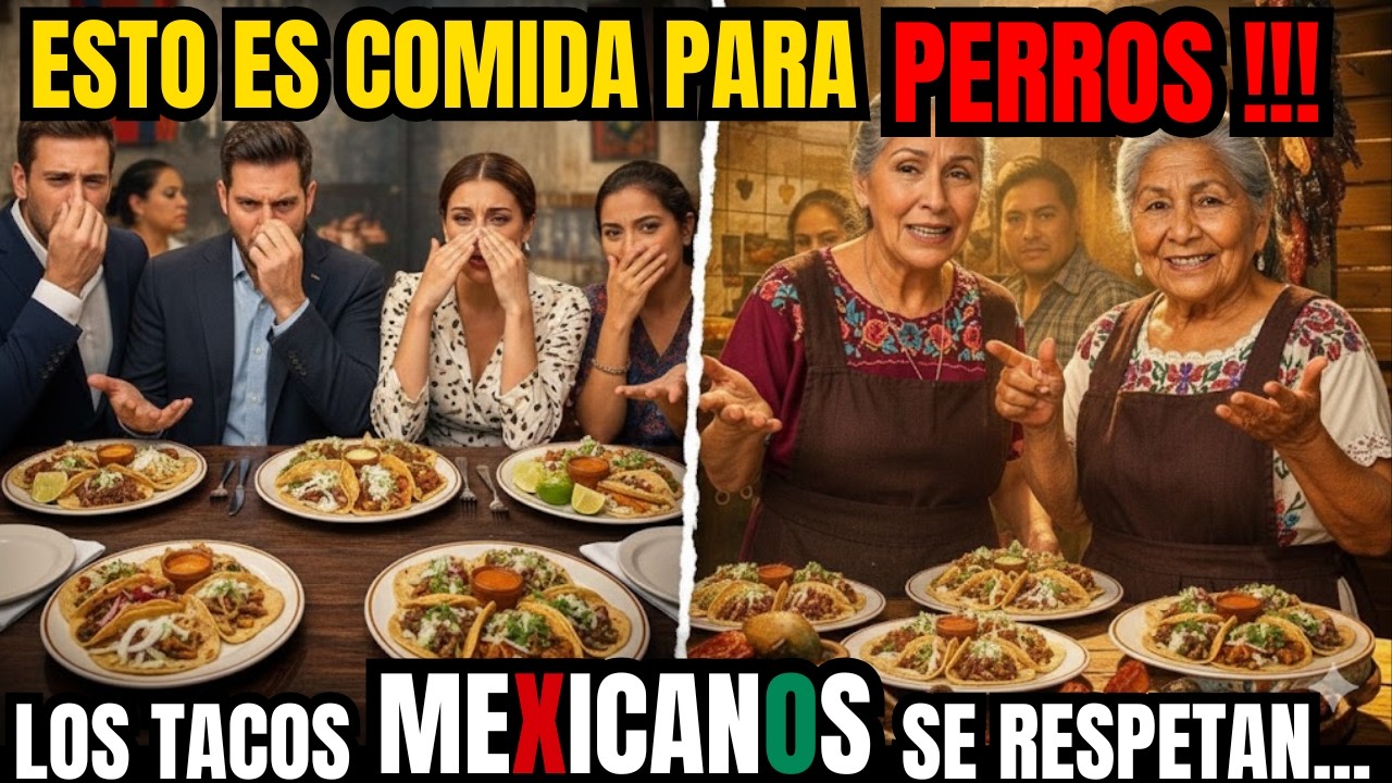 Despreciaron los Tacos en Público... Hasta que 2 Abuelas lo PUSIERON EN SU LUGAR