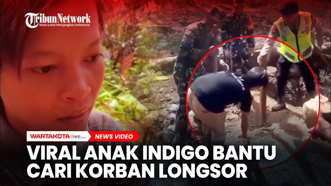 VIRAL Anak Indigo Bantu Cari Korban Longsor di Cilacap