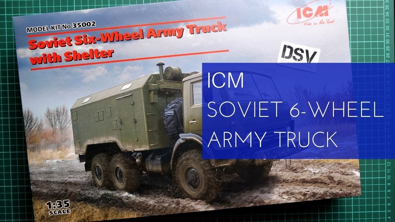 ICM 1/35 Soviet Six Wheel Army Truck with Shelter (35002) Review