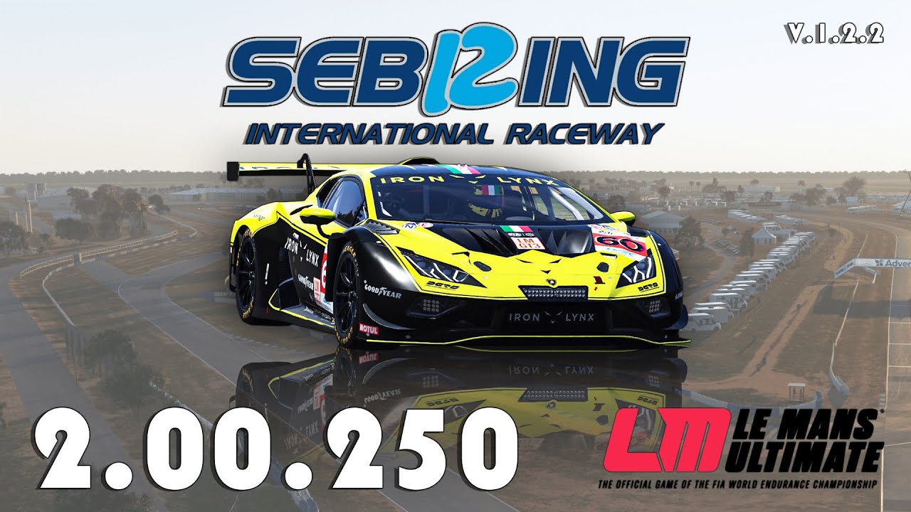 Le Mans Ultimate | Lamborghini Huracan LMGT3 EVO2 | Sebring | 2.00.250 (Hotlap + FREE Setup)